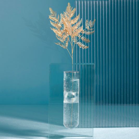 Flower Bunch - Metallic Gold Fern Sticks