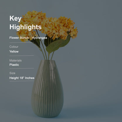 Flower Bunch - Hydrangea Yellow