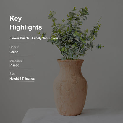 Flower Bunch - Eucalyptus Green Sticks