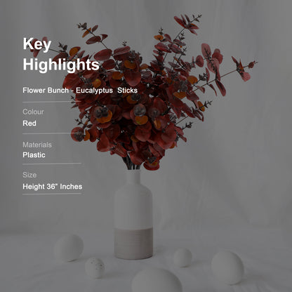 Flower Bunch - Eucalyptus Red Sticks